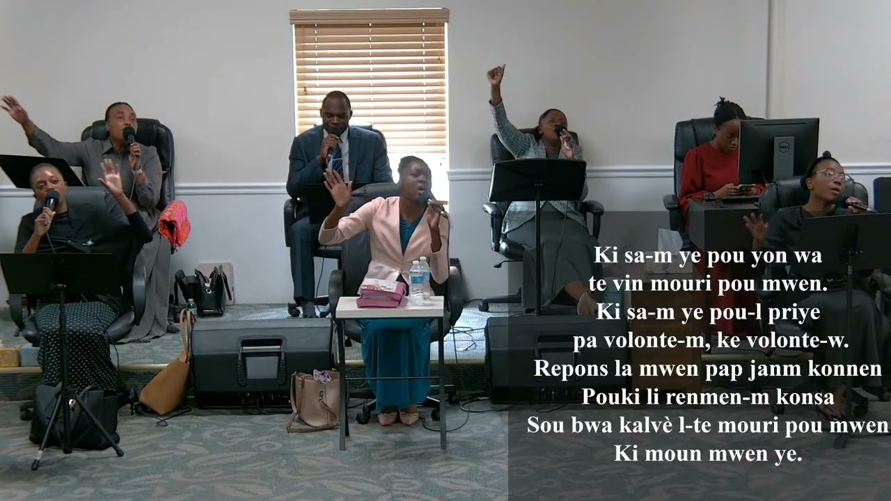 Kisa m ye, pou yon wa te vin mouri pou mwen- Who I'm I, #ChantCorpsdeChrist @GTFWestPalm 