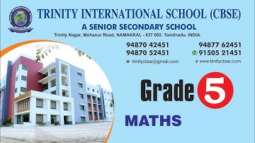 GRADE V MATHS CH 10 MEASUREMENT EX 10 5