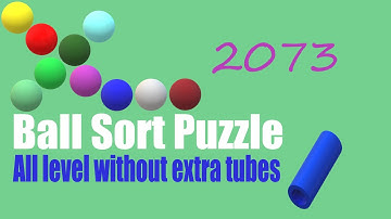 Ball Sort Puzzle Level 2073 🎯 All level without extra tube 😂 Game Walkthrough 😘