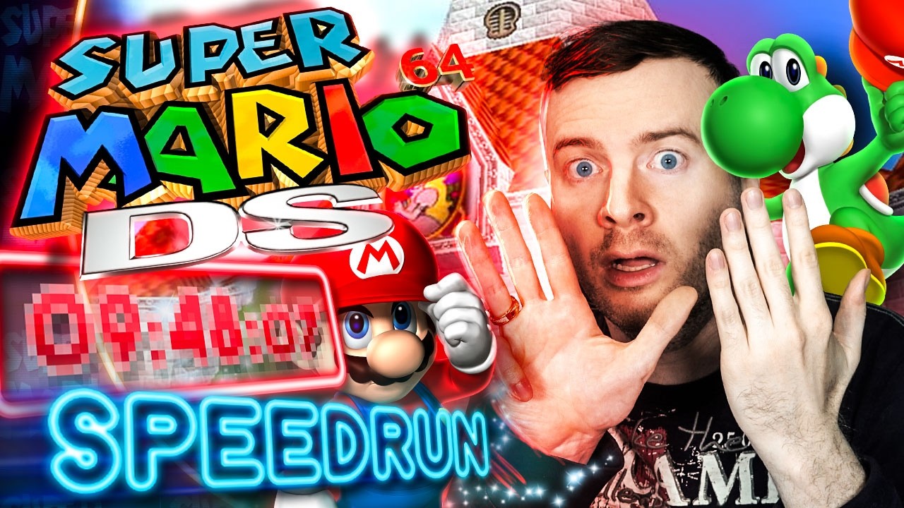 Super Mario 64 DS SPEEDRUN Any% (World Record) | Domtendo Reaktion