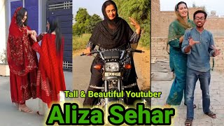 Aliza Sehar - tall & beautiful youtuber | tall woman short man | tall girl short girl