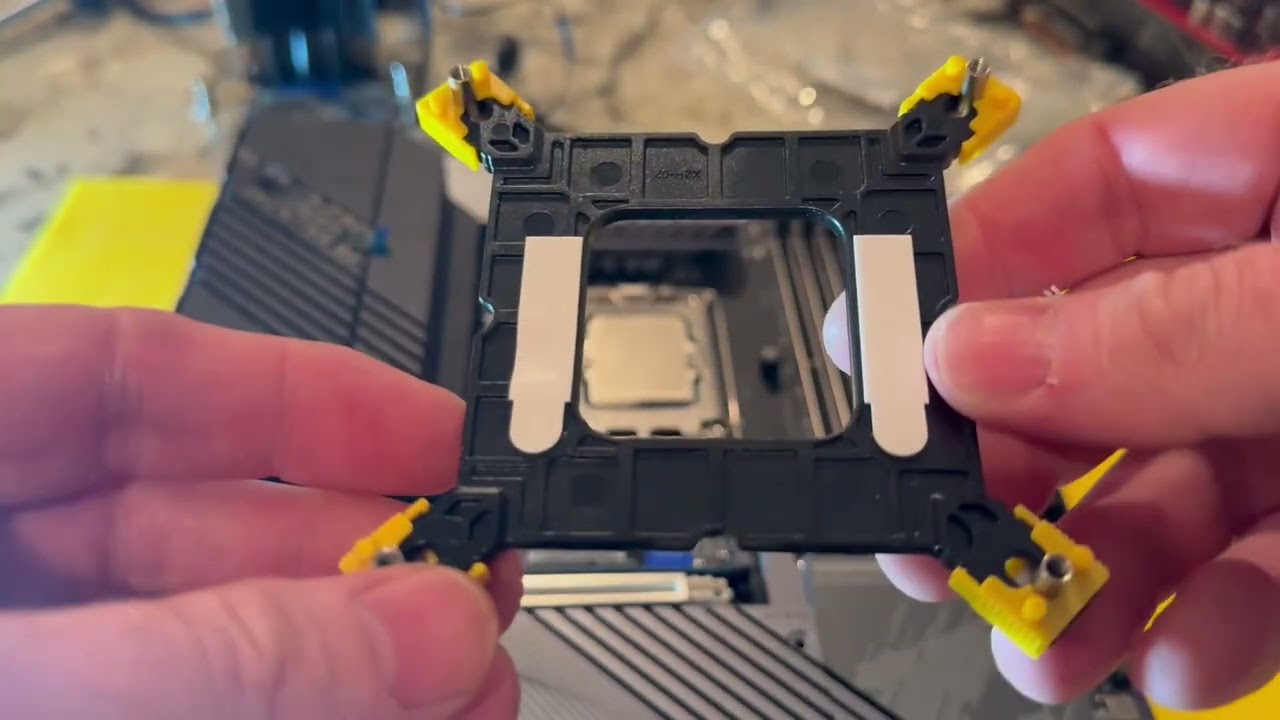 Installation: Vetroo V3 cpu cooler on I5-14400f on Aorus Extreme AX Z690 motherboard