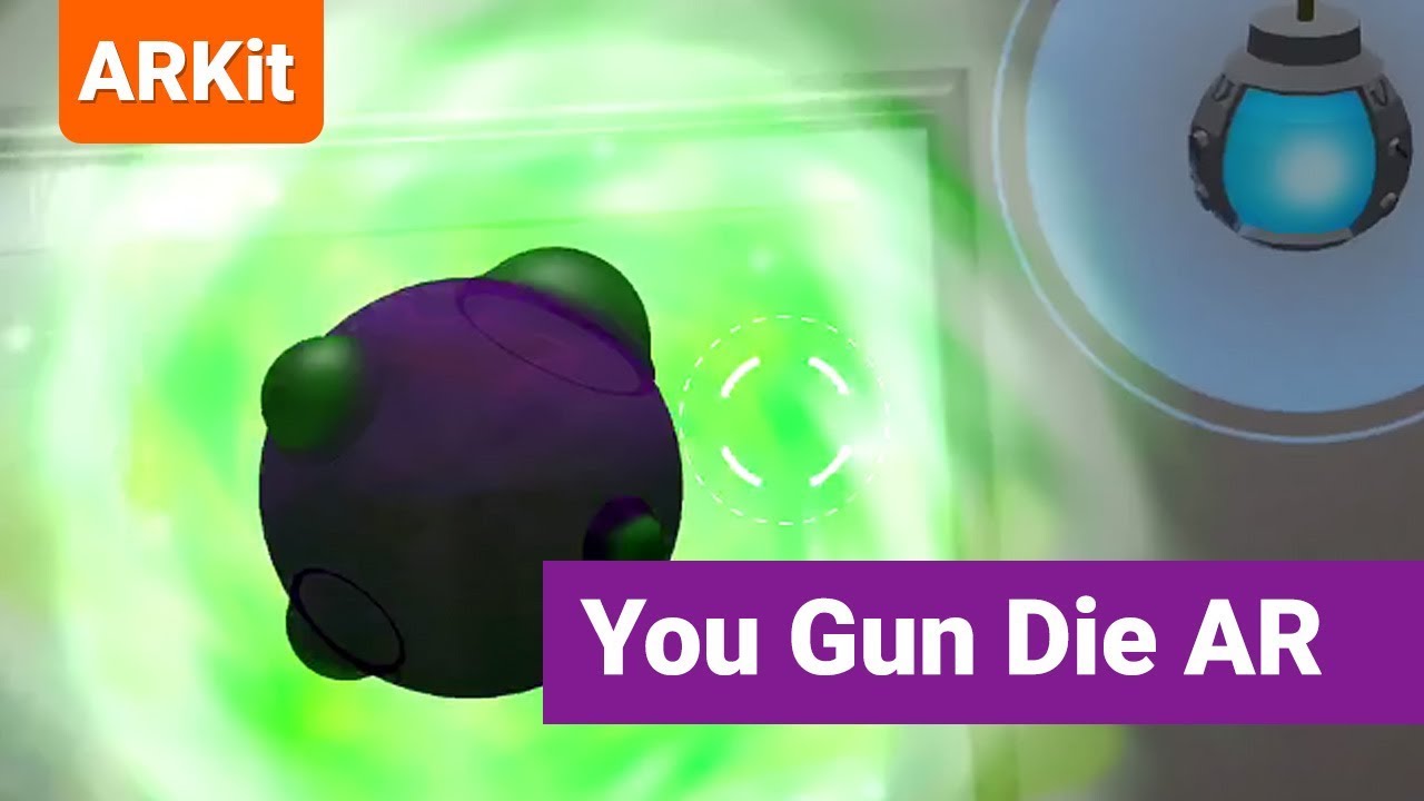 You Gun Die AR Gameplay - 360-degree ARKit FPS game for iOS 11