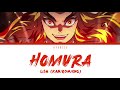 「Homura (炎 ) - LiSA」KAN/ENG/ROMAJI LYRICS  (Demon Slayer the movie: Mugen Train theme)