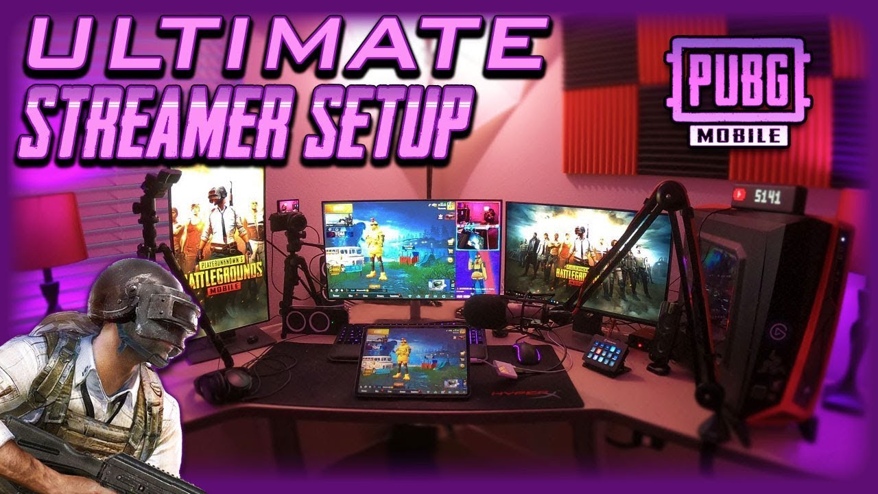 THE BEST PUBG BATTLE STATION (FULL STREAMER SETUP) - YouTube