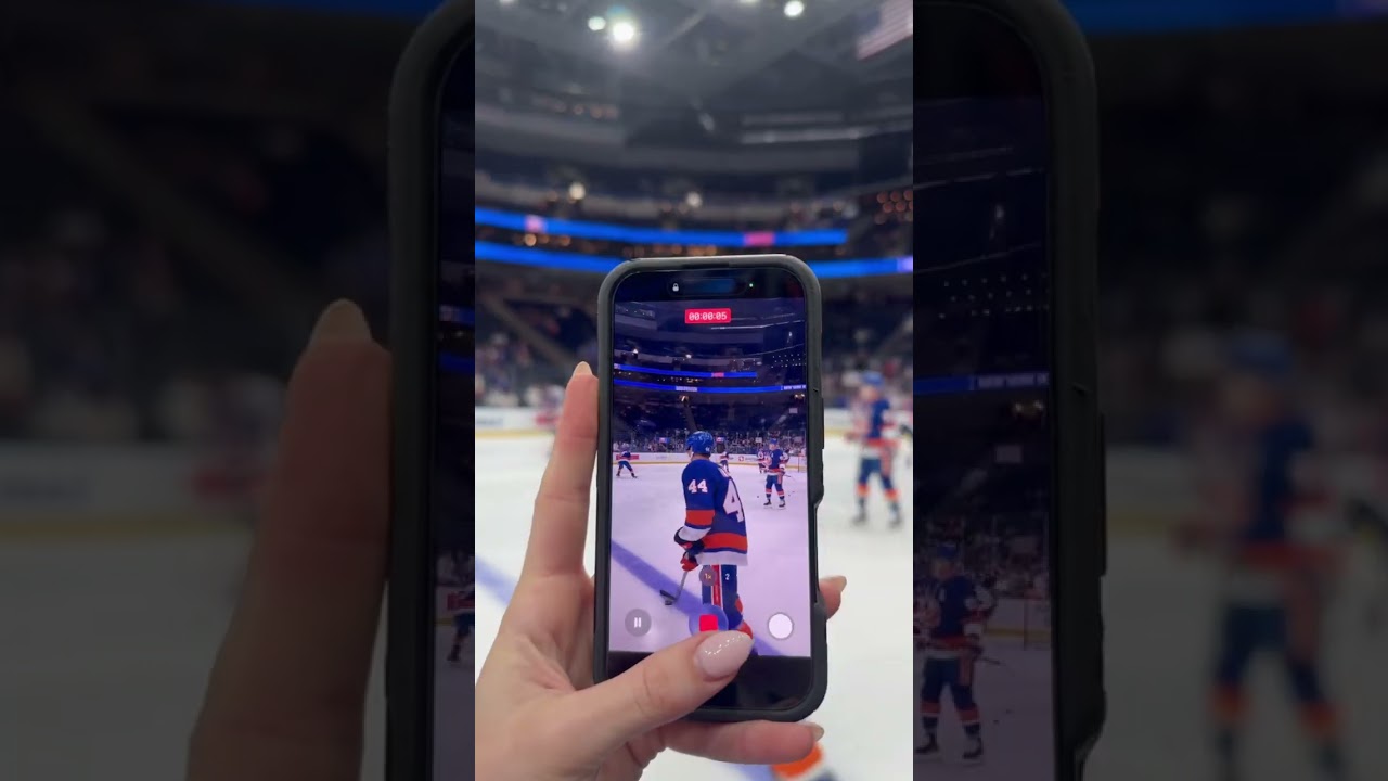 New York Islanders | Admin Takes Fan Phone During Warmups