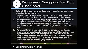 Teori 9 - Basis Data Client Server