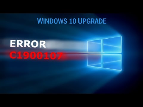 Windows 10 Upgrade - Error Code C1900107 Solution [HD]