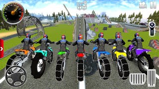 Motor Dirt Bikes driving Extreme Off-Road #1 - Offroad Outlaws Motorcycle Bike Android Ios Gameplay screenshot 5