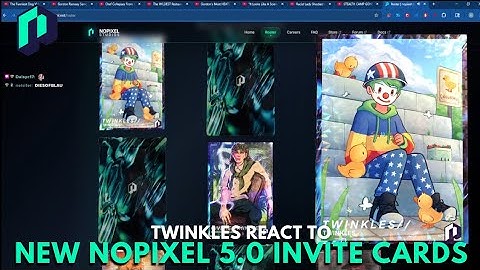 Twinkles React to New Nopixel 5.0 Invite Cards | Nopixel