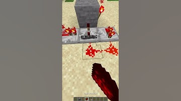 Easy button lever #minecraft #minecraftshorts #mc #shorts #redstone #tutorial #button #lever