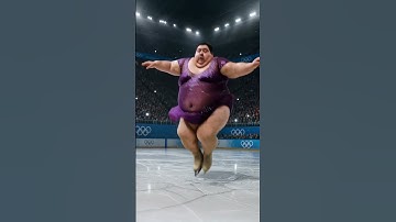 The new Olympic champion in ice breaking… I mean figure skating! His performance was unexpected 😁