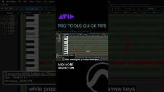 Learn techniques for selecting and editing MIDI notes in the Pro Tools MIDI Editor