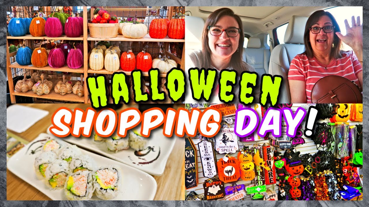 Fall & Halloween Decor Shopping🎃 World Market, Dollar Tree and Sushi