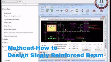Mathcad-How to Design Singly Reinforced Beam