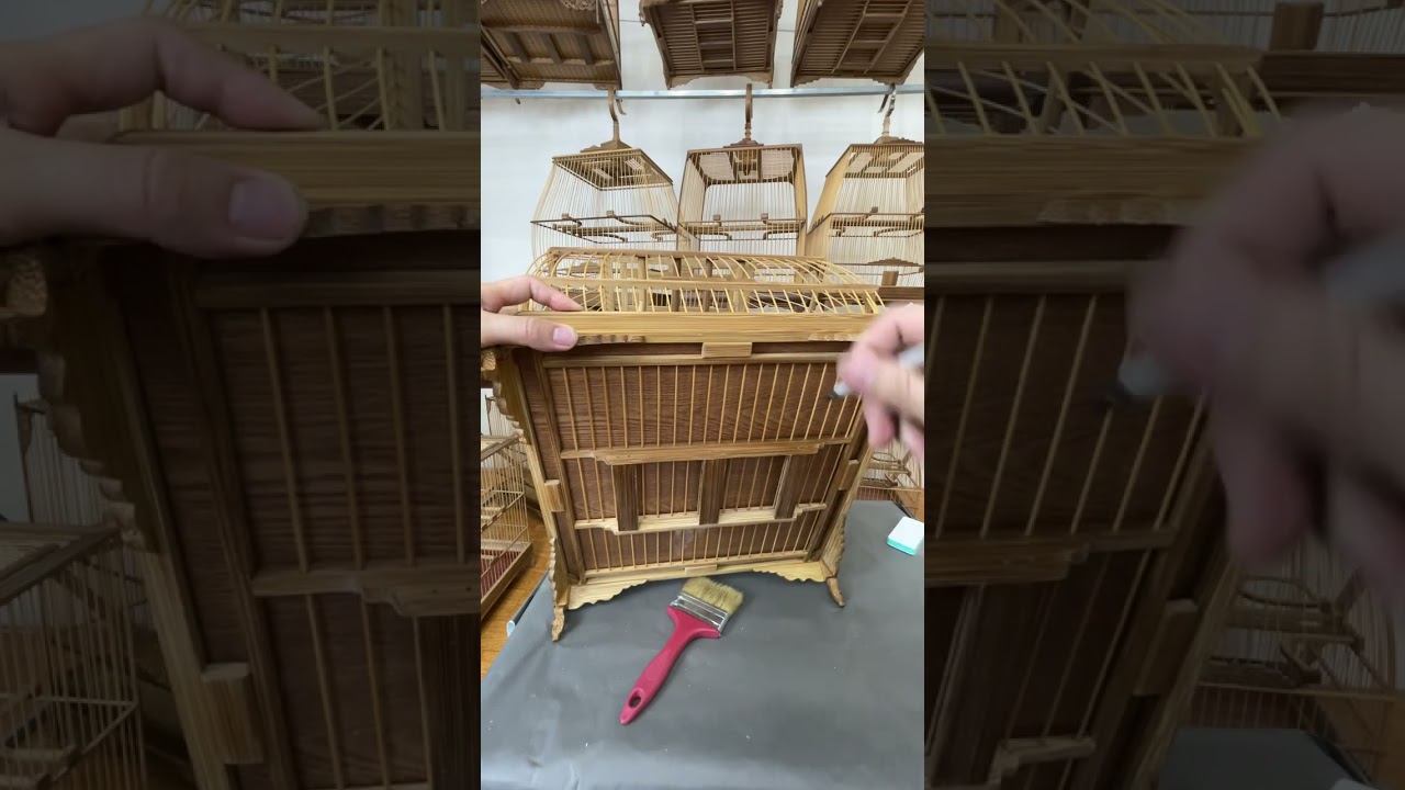 lồng chim chào mào. làm nguội đánh bóng lồng chim #chaomao #lồng #longchim #longchaomao