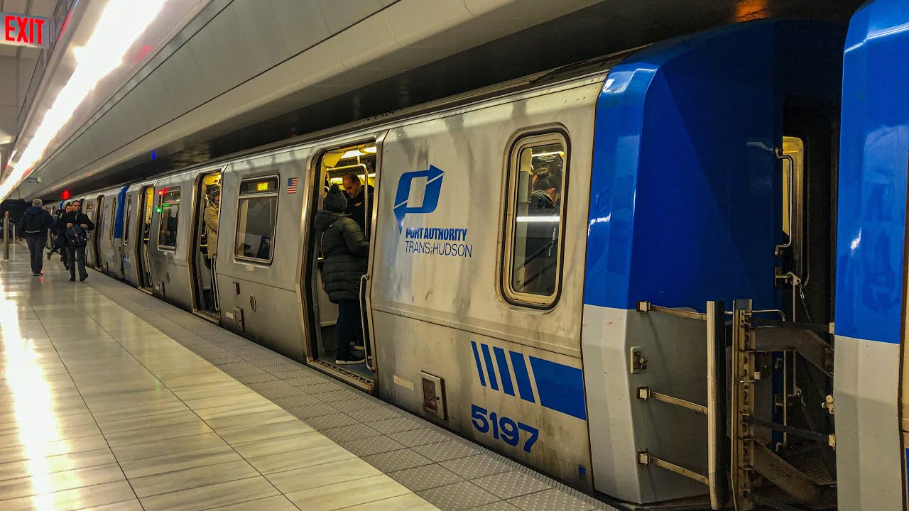 PATH Kawasaki PA5 Consists Ride between World Trade Center & Journal