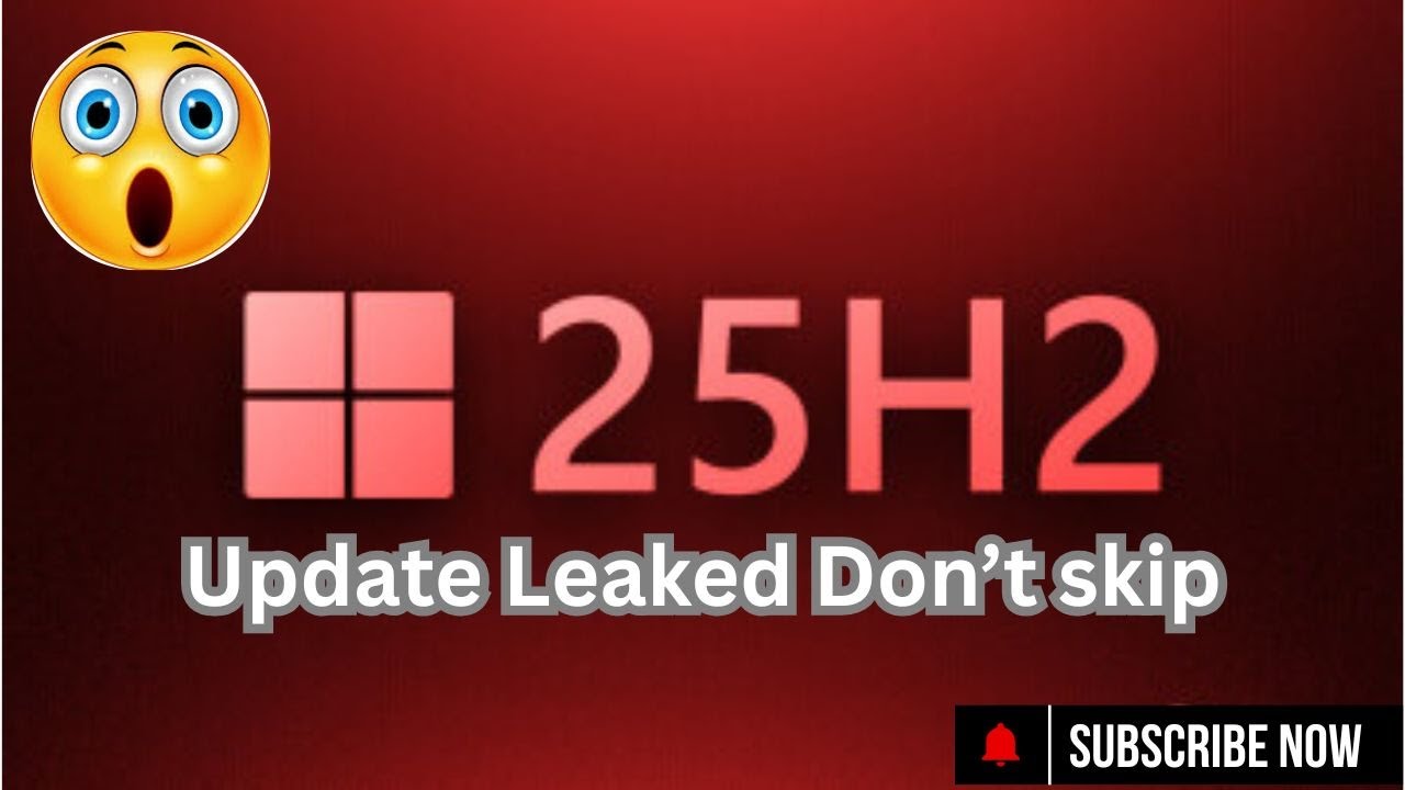 Windows 11 25H2 Update Leaked – Why It's Smaller Than You Think!