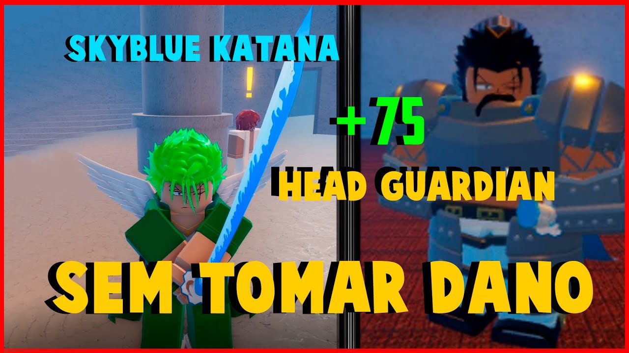 Como Derrotar o Boss Head Guardian SEM TOMAR DANO! Pegue a SkyBlue Katana e Outros GPO YouTube