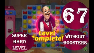 Homescapes Level 67 - [19 moves] [2022] [HD] solution of Level 67 Homescapes[No Boosters]