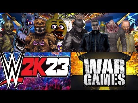 FREDBEAR VS GOLDEN FREDDY! (WWE 2K17 Cartoon Battle #23) 