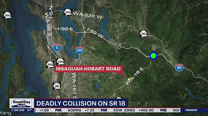 State Route 18 closed Monday night, because of a deadly car crash | FOX 13 Seattle