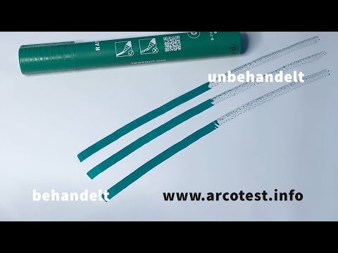 RAPIDTEST 38® - Testing of a polyolefin film for 38 mN/m