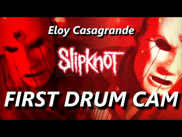 (FIRST DRUM CAM EVER) Eloy Casagrande First Drum Cam Footage Slipknot 2024 class=