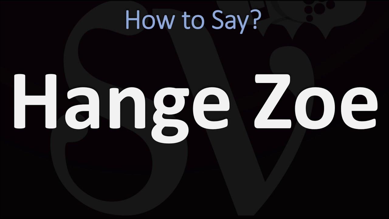How to Pronounce Hange Zoe? (CORRECTLY) Attack on Titan Names Pronunciation YouTube