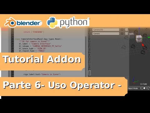 [ita] Python per Blender - Tutorial Addon  Parte 6 .- Uso Operator