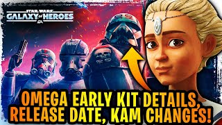Omega Early Kit Details + Release Date from SWGoH Interview! KAM Mission Changes Coming!