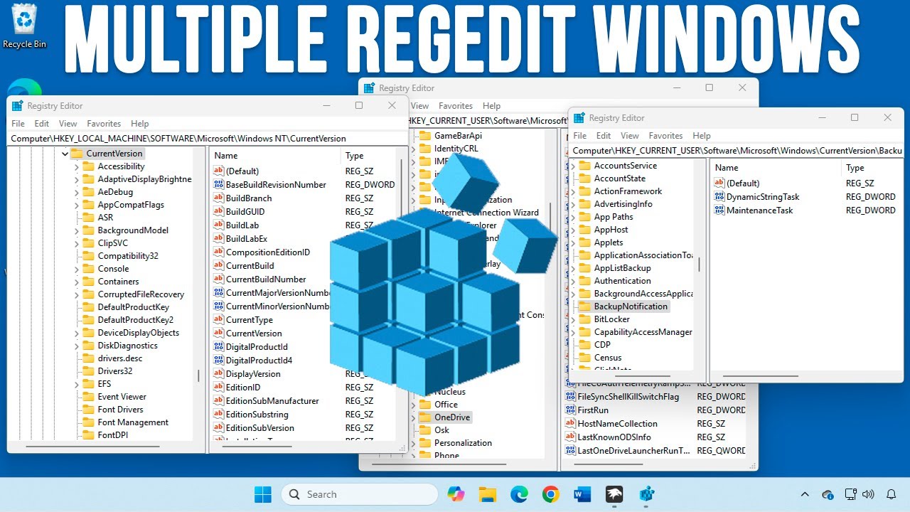 Regedit Process How to Open Multiple Registry Editor Windows at Once in Windows 10 and ...