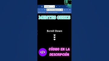 🎯 Cómo crear flechas animadas con #HTML y #CSS para indicar #scroll #webdevelopment #webdesign #code