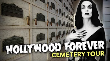 Hollywood Forever Cemetery Tour - Vampira, Johnny Ramone, Burt Reynolds, Estelle Getty & MORE!!! 4K