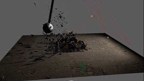 MAYA 3D DESTRUCTION VIDEO HOW TO DESTRUCT AN OBJECT IN MAYA FX LESSONS