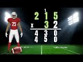 Multiplication Skills in Football Context