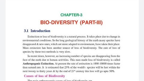Biodiversity Part- 3|Chapter 3|Environmental studies,12th Class #pseb #ncert #cbse