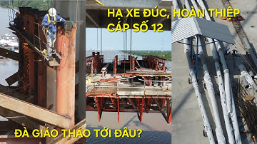 Cầu Rạch Miễu 2 mới nhất: Đà giáo trụ neo tháo dỡ ra sao, tiếp tục hạ xe đúc, lắp cáp dây văng số 12