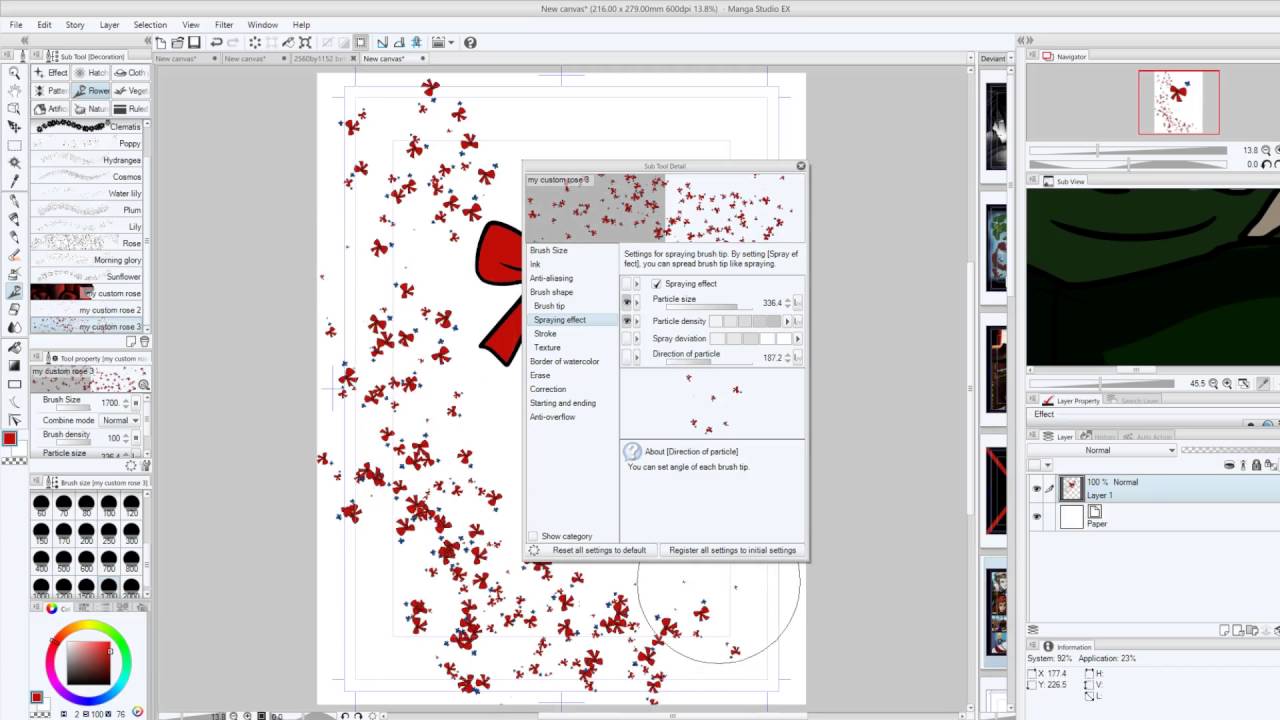 How to make your own brushes in manga studio 5 (Ginger-snap) - YouTube