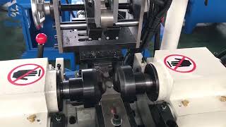 [SteviS chamfering machine] Automatic double end chamfering machine for small diameter pipes & rods