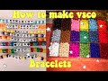 how to make vsco bracelets  // diy pony bead bracelet