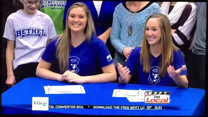 Bolinger and Swoverland Sign with Bethel College