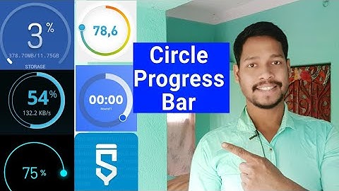 circle progress bar custom project  in sketchware pro #AndroidAppdeveloper#sketchware #aauraparti