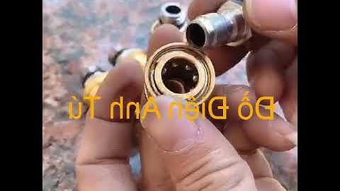 Bộ Khớp Nối Nhanh Ren 14mm Cho Máy Rửa Xe, Thiết Kế Nhỏ Gọn Tiện Dụng, Chất Liệu Thau Tốt