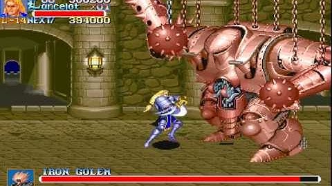 Arcade Longplay [390] Knights of the Round