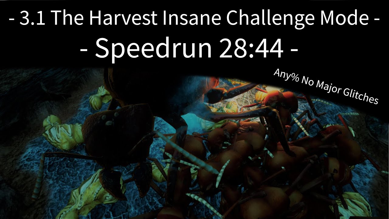 Empires of the Undergrowth Speedrun 3.1 The Harvest Insane Challenge Mode (