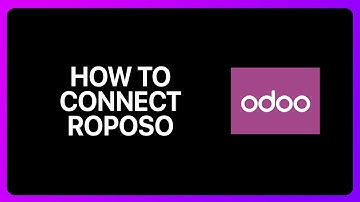 How To Connect Roposo To Odoo Tutorial