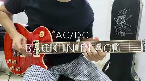 Back in Black - AC/DC - Guitar Solo Cover (Line 6 Helix LT)