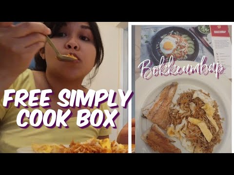 TRYING SIMPLYCOOK RECIPE / FREE SIMPLYCOOK SUBSCRIPTION BOX / Bokkeumbap  Recipe