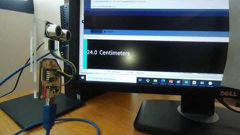 Graphical interface for ultrasonic sensor / measure distance in centimeters / #processing #arduino